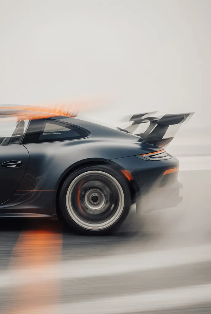 Porsche en movimiento