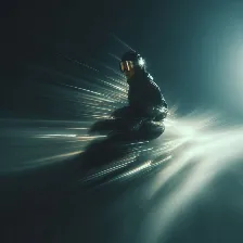 Faro en la niebla, luz cálida
