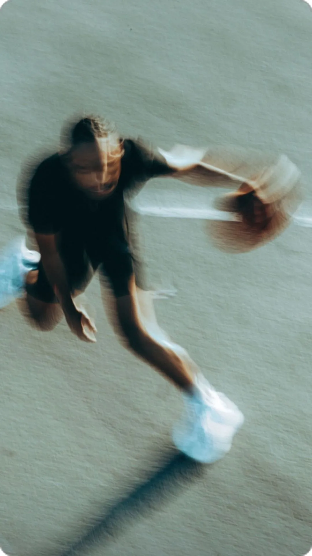 Corredor, motion blur