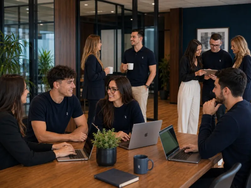 Equipo en la oficina